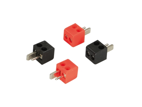 Lautsprecher DIN-Stecker 2 x rot / 2 x schwarz > 2,5 mm²