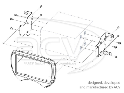 2-DIN RB Nissan Micra (K13) 2011 > 2013 schwarz