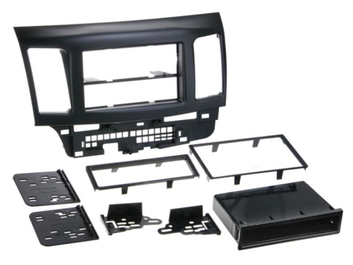 2-DIN RB mit Fach Mitsubishi Lancer 2007 > schwarz