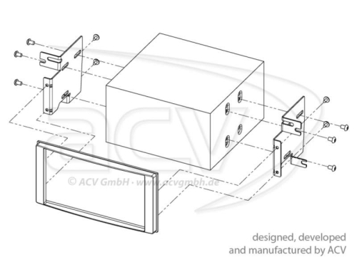 2-DIN RB Subaru Forester SH /Impreza Klavierlack