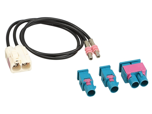 Antennenadapter Set Doppel-FAKRA (w) > 1x Doppel / 2x Einzel