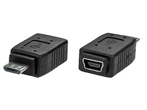 Adapter Micro USB Stecker - Mini-USB Buchse