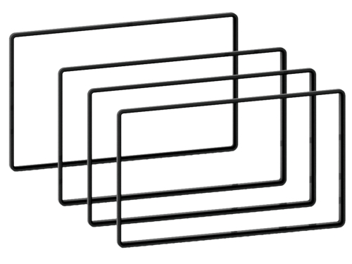 Distanzrahmen Set 3 x 5 mm / 1 x 2,5 mm