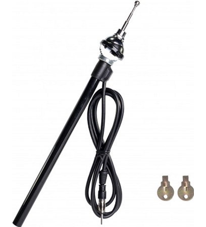 Teleskopantenne, universal verchromt