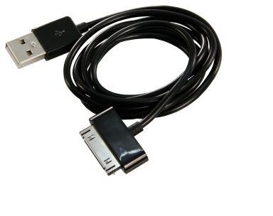 IPHONE USB LADE- DATENKABEL, 1M, SCHWARZ