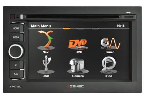 Zenec Z-N720MH – 2-DIN Naviceiver für Reisemobile