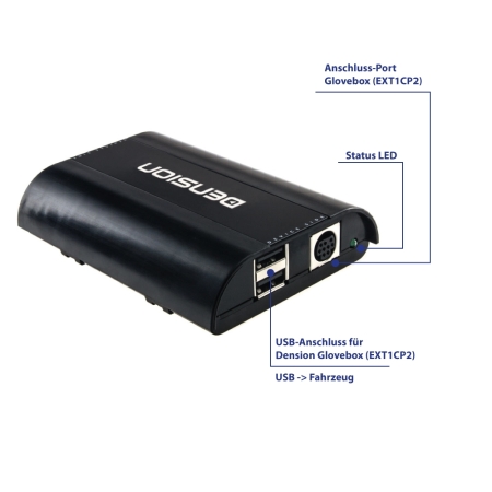 DENSION DAB+U (DBU3GEN) Universal DAB Interface für werkseitig USB-Anschluss