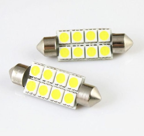 KONTROLL 8SMD LED WEISS 39MM 2.STK