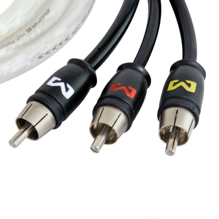 AV-KABEL 50CM, 3-KANAL AUDIO/VIDEO-CINCHKABEL