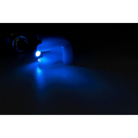 KILL-SWITCH MCPOWER MIT SCHUTZKAPPE UND LED, 12V / 20A, BLAU