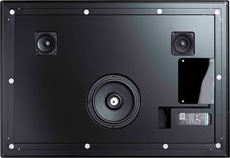 FLAT HIFI SYSTEM MIT WANDBILD MA-3 BLACK