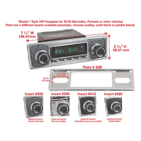 RETROSOUND Frontblende - Becker Design