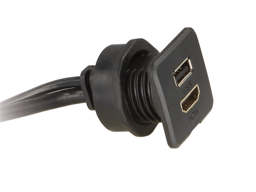 USB / HDMI Einbaubuchse / Aufbaugehäuse universal