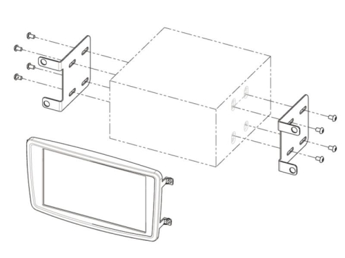 2-DIN RB Mercedes W203/W209 03/2000-2004