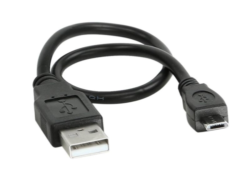 USB KABEL 20CM A > MICRO B00-01-07