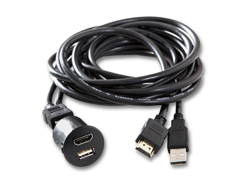 USB- / HDMI-Einbaubuchse für FIAT Ducato