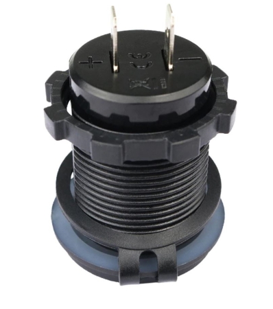 Dual USB-Ladeadapter (12V/24V) – LED Rot