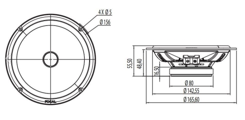 Focal ISU165 Integration 2-Wege Compo 16.5 cm