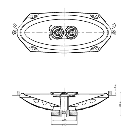 RETROSOUND Lautsprecher 4x10 (Paar)