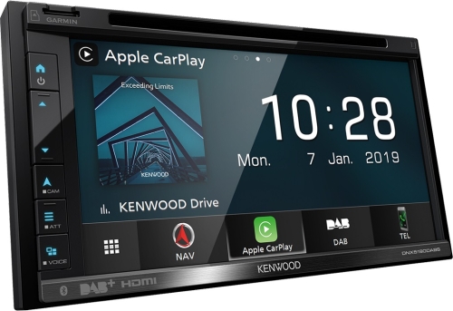 Kenwood DNX-5190DABS 2-Din Navigation mit DAB und Apple CarPlay, Android Auto