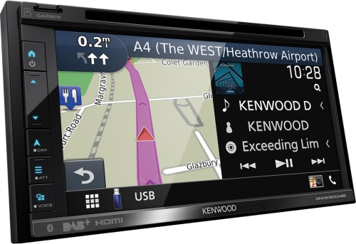 Kenwood DNX-5190DABS 2-Din Navigation mit DAB und Apple CarPlay, Android Auto