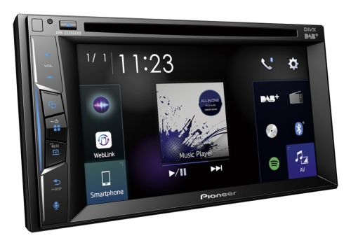 Pioneer AVH-Z3200DAB DAB+ mit Apple CarPlay / WebLink und Bluetooth