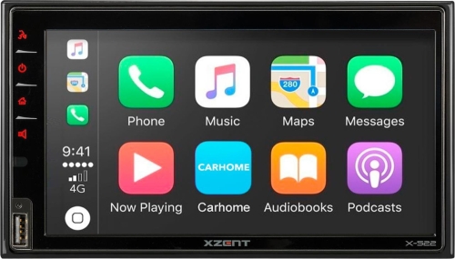 XZENT X-522 2-DIN mit Apple CarPlay,Android Auto, DAB+