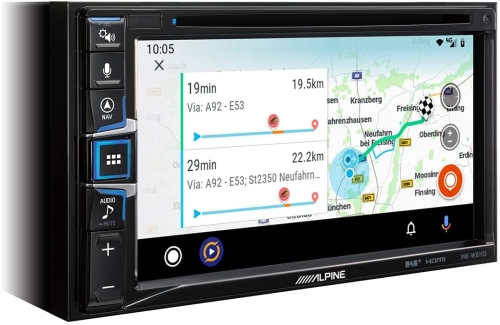 Alpine INE-W611D 6,5-Zoll-Touchscreen, integrierte Navigation, DAB +, HDMI, CD /