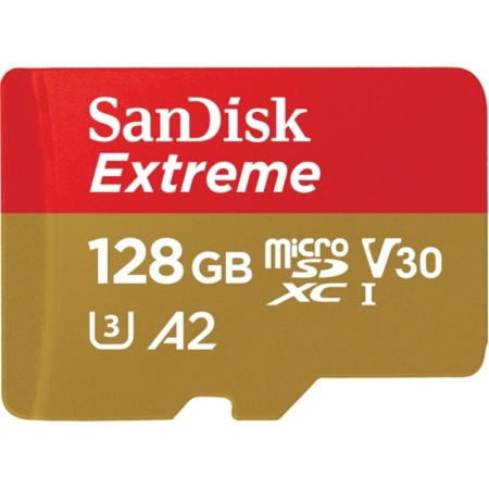 SanDisk microSDXC-Karte Extreme UHS-I A2 128 GB