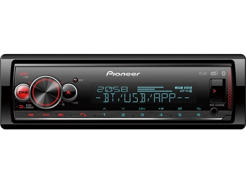 Pioneer MVH-S520DAB - MP3-Autoradio mit DAB / Bluetooth / USB / iPod / AUX-IN