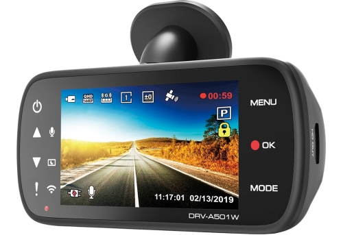 Kenwood DRV-A501W Full-HD, WLAN und Parkplatzmodus