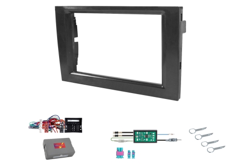 Radical R-D211 2-DIN DAB+ mit Montageset für Audi A4 Vollaktiv