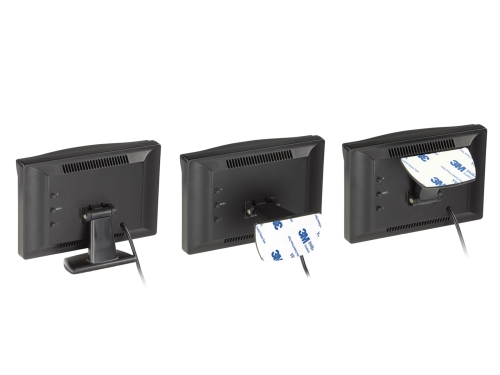 Monitor universal 5 zoll 2x Video Eingang/1 x Standfuß/Saugnapf