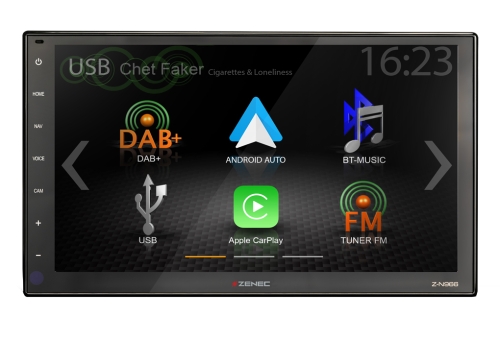 ZENEC Z-N966 2-DIN Infotainer mit 9 HD Display mit Carplay und Android Auto