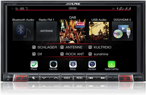 Alpine INE-W720D Navigationssystem mit DAB+ Apple CarPlay und Android Auto