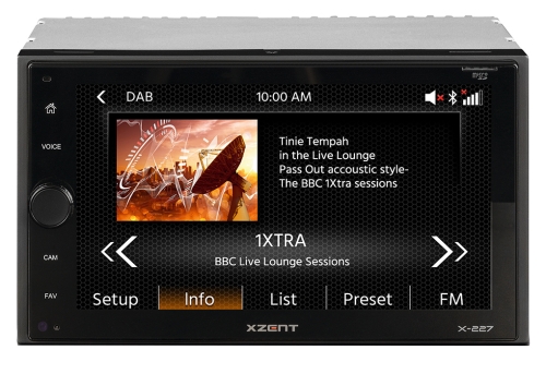 XZENT X-227 2-Din DAB+ mit Carplay Bluetooth und USB