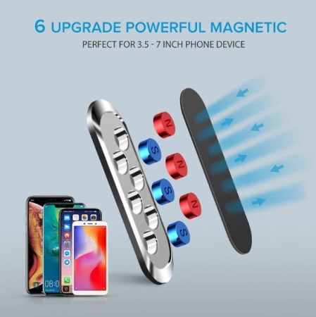 Universal Magnet Halter für Handy Schwarz version 2