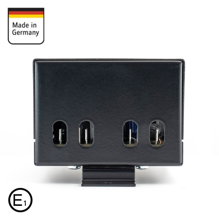 DC/DC-Wandler von 6 auf 12 VDC, 10A, mit E1 Zulassung