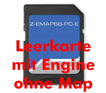 Ersatzkarte OHNE Map für PKW 16GB Z-x56/66/65