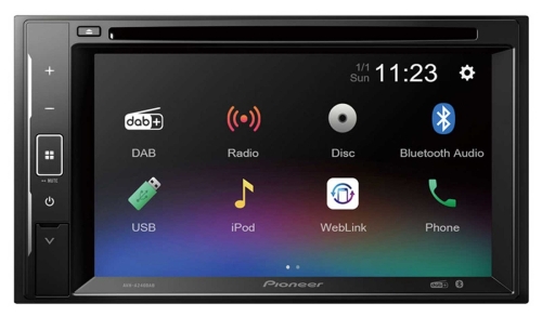 PIONEER AVH-A240DAB 2-DIN Moniceiver mit DAB+