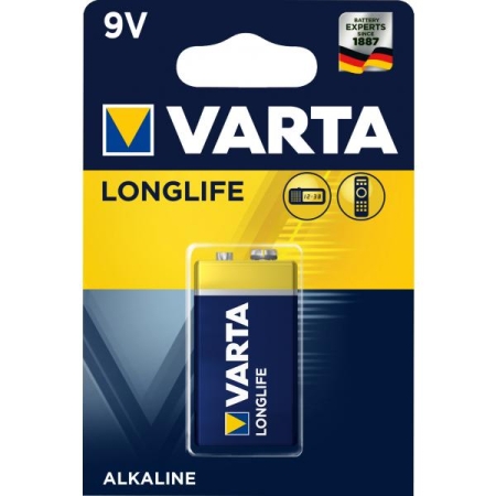 Batterie LONGLIFE 9V E-Block, 1-er Bli. Varta