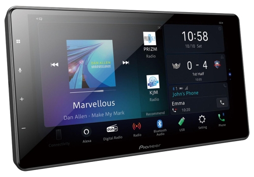 Pioneer SPH-EVO93DAB 2-DIN 9 Display und Carplay