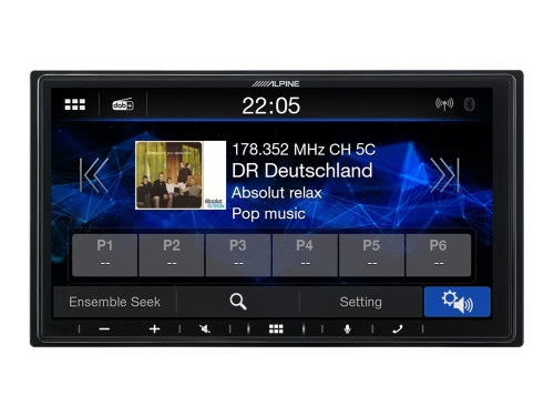 Alpine iLX-W690D 2-DIN Autoradio mit DAB+ / Android Auto / Apple CarPlay
