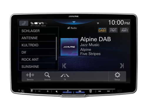 Alpine ILX-F115D 11 Zoll Media Autoradio mit DAB+/Wireless Carplay/Android Auto