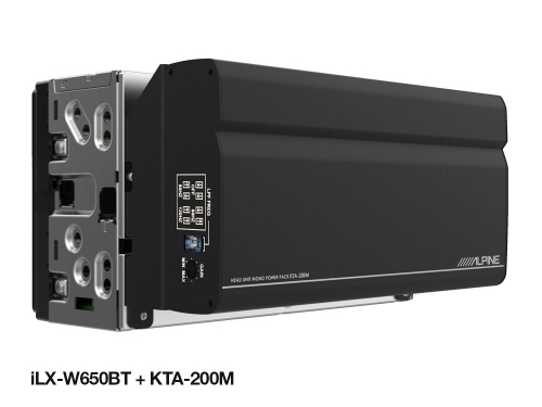Alpine KTA-200M Monoblock Subwoofer Amplifier 1 x 400W