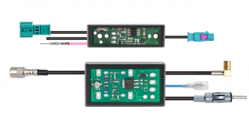 Audi A3 DAB+ passiver Signalsplitter mit Phantomeinspeisung