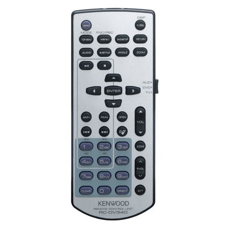 Kenwood KCA-RCDV340 IR-Fernbedienung für Kenwood Multimedia-Monitore