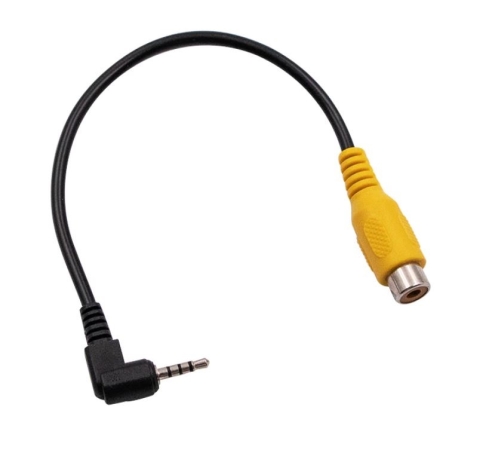 2,5mm Stereo Klinke Stecker Auf Cinch-buchse Adapter Kabel für Kamera eingang