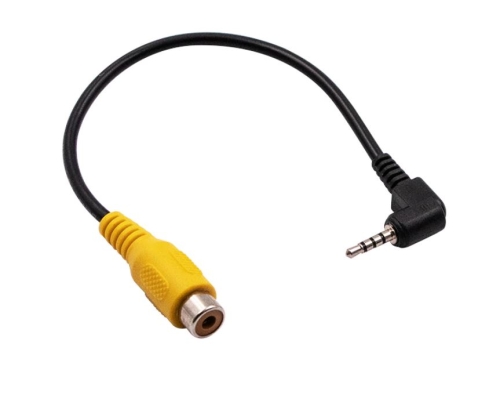 2,5mm Stereo Klinke Stecker Auf Cinch-buchse Adapter Kabel für Kamera eingang