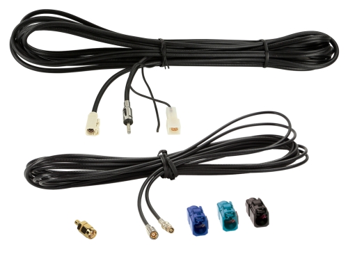 Antennenkabel Kit Fakra(f) > DIN(m)/SMB(F)/SMA(m) FM/DAB+